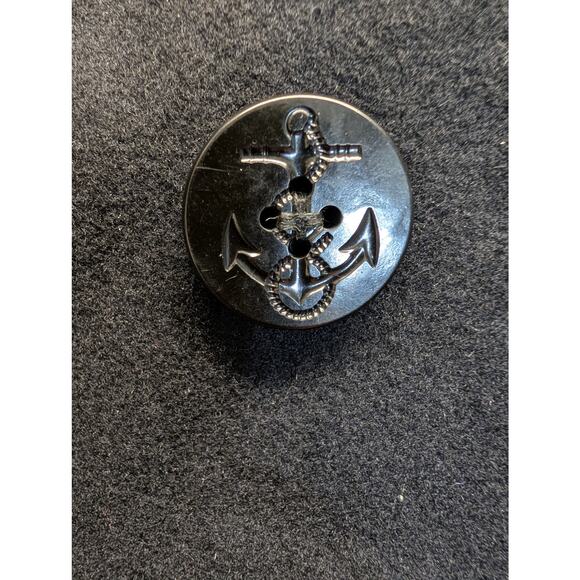 100% Wool AUTH NAVY Peacoat, -M 38R-Overcoat All Buttons attached - Picture 5 of 7